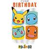 Danilo Promotions LTD Pokemon Biglietto di Compleanno Generale
