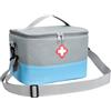 Romon 1 Pezzi Borsa Pronto Soccorso Viaggio, Impermeabile Kit di Pronto Soccorso Vuota, Alta capacità Borsa Medica Portatile Sportiva, Kit Medico Vuota per Viaggio Ufficio Casa All'aperto