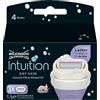Wilkinson Sword - RICARICHE INTUITION DRY SKIN - Pack 3 lame per donna