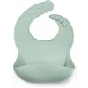 Jane Jané Bavaglino in Silicone, Arrotolabile, Impermeabile, Asciugatura Rapida, Regolabile in 4 Misure, Senza BPA, Lavabile in Lavastoviglie, Verde