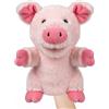 LOMTRATS 2024 Marionette a Mano con Animali per Bambini,Il Bambino Include Lupo Leone ecc.Bocche Aperte Mobili,Perfette per Raccontare storie,Insegnare,Scuola Materna,Regali di Compleanno