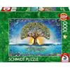 Schmidt Spiele 58865 La Magia dell'Albero della Vita, Puzzle da 1000 pezzi, Multicolore