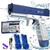 TaimeiMao Pistola ad acqua elettrica,Pistola ad acqua automatica di grande capacità,Pistola ad acqua con grande gamma,Pistola ad acqua elettrica per adulti e bambini, estate, festa in spiaggia, giocattolo per