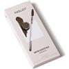Inglot Kit Trucco Sopracciglia | Gel Sopracciglia AMC Marrone 2 g | Pennello Doppia Punta | Tonalità Marrone Ghiacciato | Applicazione Uniforme | Brow Essentials Set