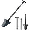 DR.ÖTEK Pala per Scavare, Pala da Giardino Resistente con Manico a T, Taglia Radici con Manico Lungo e Corto, Strumenti da Giardinaggio per la Ricerca di Metalli, Trapianto, Campeggio, 80 & 116 cm