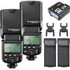 Godox 2-Pack TT600S Flash con X2T-S HSS 2.4G Wireless Master/Slaver Flash Speedlite & Receiver Godox X2T-S Remote Trigger Transmitter Kit Built-in X System Compatible for Sony Cameras