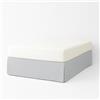 EasyCosy - Mantovana Giroletto Letto Singolo 105x200 cm - Modello ATENEA con Volant Lungo +32 cm - Coprirete e Rivestimento per Letto Contenitore - Colore Grigio Chiaro