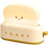 CECOMBINE Luce Notturna Bambini, Toaster Lampada da Comodino in Silicone per Bambini Luminosità Luce Notturna a LED Lampada da Notte per Toast Regolabile per Bambino Regalo Cameretta - Giallo