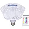 FTVOGUE Lampadina Musicale a LED RGB Che Cambia Colore Altoparlante Integrato Altoparlante Wireless Bluetooth Lampadina 24 Tasti Luce Telecomando Lampadina Altoparlante a LED