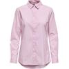 JdY Jdymio L/S Shirt Wvn Noos Camicia, Rosa Shocking/Strisce: Piccole Strisce Bianche, 44 Donna