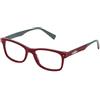 Sting Vsj691 Occhiali da Lettura, Rosso/Grigio, Taglia Unica Unisex-Adulto