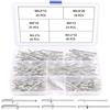 YIXISI 170 Pezzi 6 Dimensioni M3.2 / M4 / M4.8 Rivetti Ciechi in Alluminio Kit, Grande Flangia Alluminio Rivetti Ciechi, Rivetti Ciechi con Testa a Cupola, per Metallo Legno Plastica