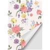 SUKPDJO Carta da parati autoadesiva motivo floreale beige rosa stile vintage, motivo floreale, peel and stick, per mobili, cucina, soggiorno decorazione da parete(40 cm x 300 cm)