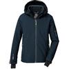 Killtec Bambini e ragazzi Giacca da sci/giacca funzionale con cappuccio e paraneve KSW 202 BYS SKI JCKT, rost, 176, 43469-000