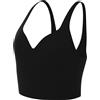 Nike Donna Reggiseno Sportivo W Nk DF Alate Bra Tank, Black/Cool Grey, FN0543-010, 2XL