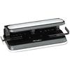 Swingline Perforatore a 2-7 fori, regolabile, perforatore resistente, facile da toccare, capacità di perforazione di 32 fogli, nero/grigio (74300)
