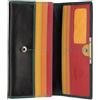 VISCONTI RIO 11 - Portafoglio da donna in morbida pelle, Nero/Rhuba, Portafoglio grande
