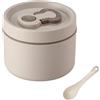 Dewocke Contenitore Termico per Pranzo da 650ml, Porta Pranzo Termico in Acciaio Inossidabile, Scatola Termica per Alimenti con Coperchio, Lunch Box Termico per Lavoro, Scuola, Esterno