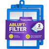Vioks.pro Viоks.pro - 2 filtri per aspirapolvere di ricambio per filtro AEG HEPA13 AFS1W AEF13W 900167768/2 & Philiрs FC8038/01 - Accessori per aspirapolvere Philiрs FC9150 & AEG LX7 VX6 VX7