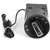 FTVOGUE Interruttore Luci Faro Automatico con Sensore, 3 Modalità, 1 Pezzo | Modulo Sensore Luce Sostituzione Originale, Commutatore Per Golf Mk4 B5 Passat Polo 1999-2005, Nero