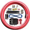 ETON PCC 20 - Set di cavi di collegamento di alimentazione di alta qualità, 20 mm², set per l'installazione di amplificatori auto e subwoofer attivi, kit cavi powerk con fusibili per amplificatori
