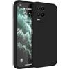 Topme Cover per Xiaomi MI 10 Lite (6.57 Inches) Custodia Case, Protezione Della Pelle Della Custodia in Silicone Tpu - Nero