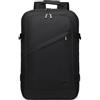 KONO Zaino da Viaggio Bagaglio a mano 55x20x35 Borsa da viaggio per Laptop (Nero, 38L)