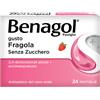 Benagol 24 Pastiglie Gusto Fragola Senza Zucchero