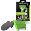 FURminator deShedding Tool S - Spazzola per cani piccoli, pelo lungo | Spazzola sottopelo cane | Per rimuovere il sottopelo | Per cani di piccoli taglia |A pelo lungo