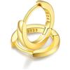 FaithHeart Argento 925 8MM Orecchini Donna Oro Regalo Ragazze Orecchini a Cerchio Delicato Orecchini Cerchio Piccoli Antiallergico di Alta qualità