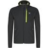MONTURA peak jacket uomo, antivento idrorepellente idela per il trekking arrampicata e skialp mjak00x 9047 colore nero