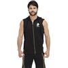 LEONE 1947 Leone - Smanicata Felpa con Cappuccio Gold - Black (09), XXL