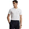 Ralph Lauren Polo in piquet Slim Fit Stretch Mesh, bianco, XL