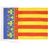 AZ FLAG Bandiera Comunità Valenciana 45x30 cm Poliestere 100D Cordini