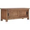 vidaXL Mobile Porta TV Credenza Madia Mobiletto Consolle Armadietto HiFi Arredo unità Multimediale 90x30x35 cm Legno Massello di Teak