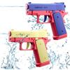 LQTSLFM Pistola ad Acqua 2 Pezzi Pistole ad Acqua per Bambini Portata 10 Metri per Estivi Feste all'aperto, Piscina, Spiaggia, Giochi, Regali per Bambini (Blu+Rosso)