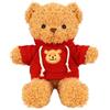Meleager Peluche orso 30 cm, Orsacchiotto peluche, Morbido orso Peluche per Bambini Ragazzi Amici, Compleanno Natale, Giocattoli Morbidi, orso Peluche Decorazion per Ragazzi e Ragazze（Rosso）