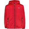 CMP Giacca Pioggia In Poliestere Antistrappo Da Bambini, Giacca Unisex - Bambini e ragazzi, Ferrari, 140