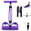 Hayaww Fascia di Resistenza a Pedale Allenatore addominale Corda Elastica con 3 Tubi Elastici Fitness 3 Elastico Palestra Bande Elastiche Fitness Set Pancia Con Mano Gru Petto Espansore esercizi (A)