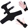 Brino Stecca per Dito Regolabile, Stecca per dito in alluminio Tutore dito finger splints Support protector Stecca immobilizzazione dito per mignolo anulare medio indice per Allevia il Tendinite Slogato