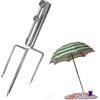 Jiahuade Porta Ombrellone da Giardino,Picchetto da Terra per Pesca Giardino Spiaggia,Picchetto per Ombrellone Spiaggia,Rimovibile Picchetti Ombrellone,Supporto per Ombrellone per Prati (A)