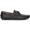 DOUCAL'S Mocassino uomo blu in pelle