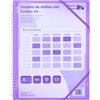 Raylu Paper® - Cartella classificatrice con anelli trasparenti A4 da 90 micron e busta con chiusura adesiva, coperchio personalizzabile. Cartella di buste 100% biodegradabile (30 custodie, viola)