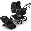 Bugaboo Fox 5 Renew, Passeggino Multi-Terreno 2 in 1 per Bambini, Chiusura Facile, Navicella Spaziosa, Seduta da Bambino Estensibile, Telaio Nero e Cappottina Heritage Black