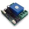 WALLMALL® - KIT APRIPORTA RICEVENTE INTERRUTTORE WIRELESS RF 433 MHZ PER ELETTROSERRATURA SERRATURA ELETTRICA 12-30V AC DC CANCELLO PORTONCINO GARAGE CON TELECOMANDO - NON NECESSITA DI ALIMENTAZIONE