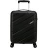 American Tourister Jetdriver 3.0, Nero , S 55cm, Trolley rigido con ruote doppie a 360°