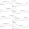Lifewit Mensole Espositive per Dischi in Vinile 30,5 cm, Confezione da 8 in Acrilico Trasparente, Scaffale da Parete per Esposizione Libro/Make-up per Organizzazione Camera da Letto, Soggiorno, Bagno