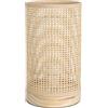 WELL HOME MOBILIARIO & DECORACIÓN WELL HOME - Lampada da tavolo con paralume in bambù Ø13 x 23 cm