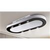 Baraldi UNIKA FREE Cappa a Soffitto 120 x 50 cm Bianco e Nero modalità Filtrante 800 m³/h - 01UNKFR120WH90