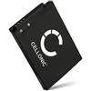CELLONIC 1x Batteria per Babyphone Compatibile con Philips SCD603, SCD-603/00, SCD-603H, 996510061843 - (1110mAh, 3.7V)